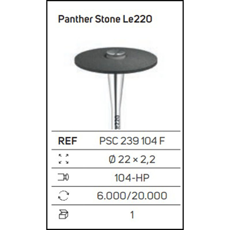 Panther Stone Le220 – Strumento diamantato a forma di lente per zirconia e ceramica